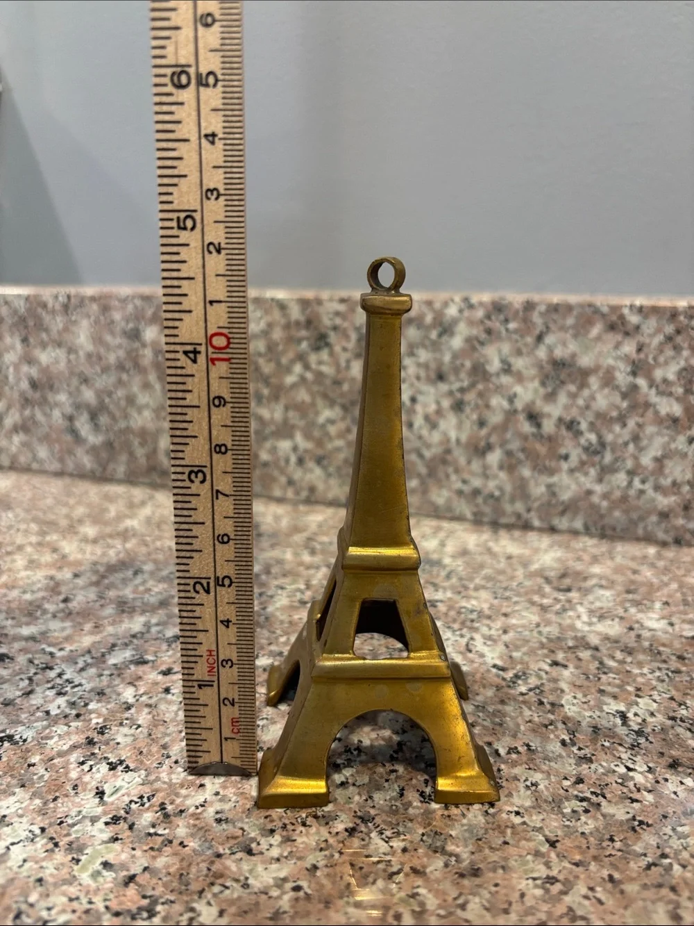 Brass Eiffel Tower made in India. Paris Decor or ornament Restoration Hardware